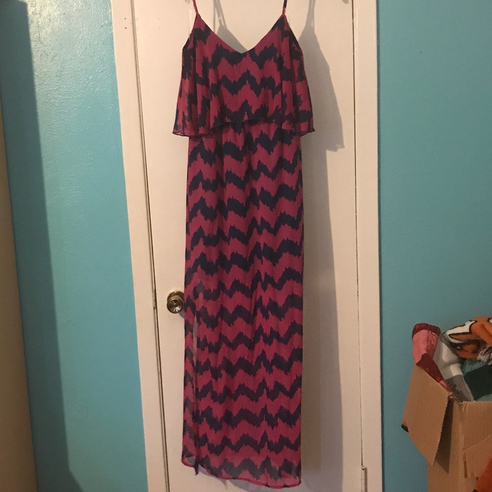 Floor length UltraFlirt dress